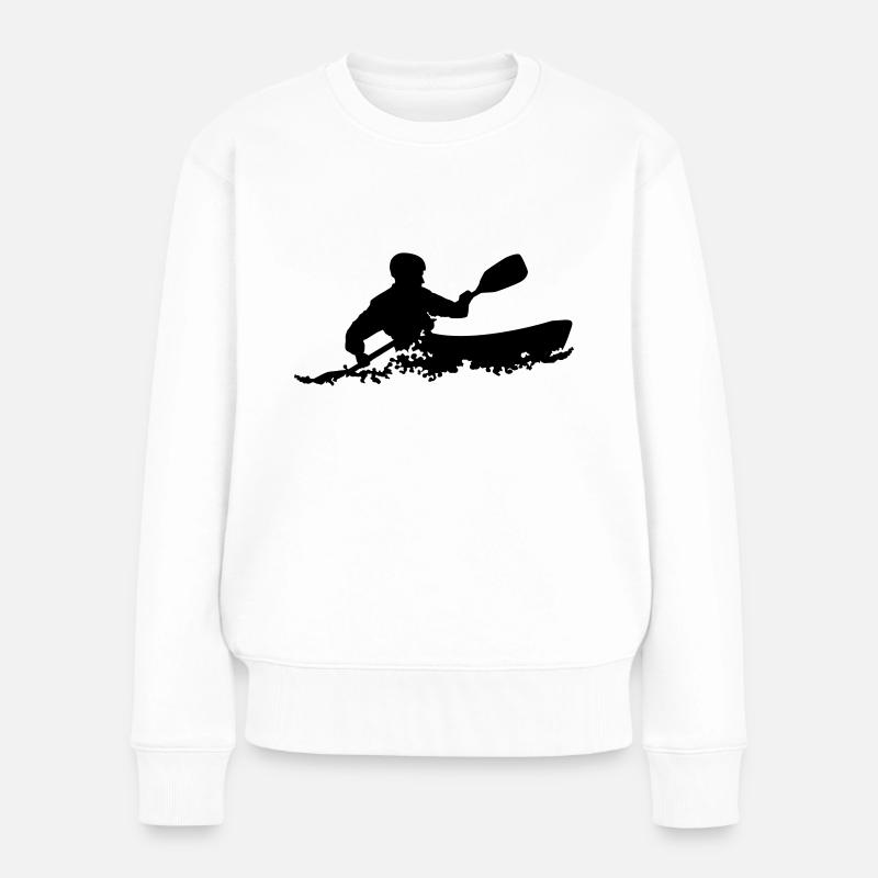Kayak - Pull Premium bio Femme - blanc