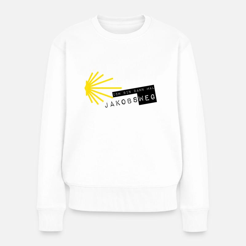Ich bin dann mal weg - Frauen Premium Bio Pullover - Weiß