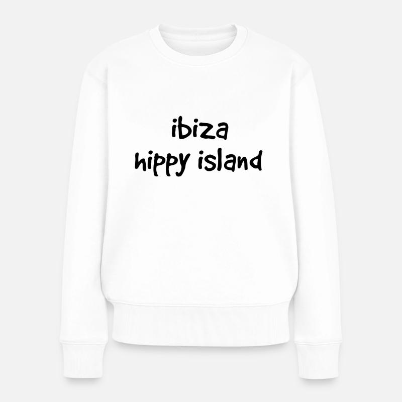 Ibiza - Frauen Premium Bio Pullover - Weiß