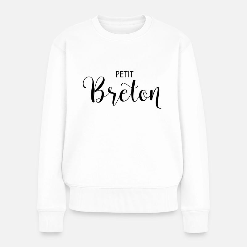 Petit Breton - Pull Premium bio Femme - blanc