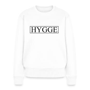 Hygge - Tradition danoise - Attitude à l’égard de la vie - Nice - Pull Premium bio Femme - blanc - Devant - Julia (174cm)