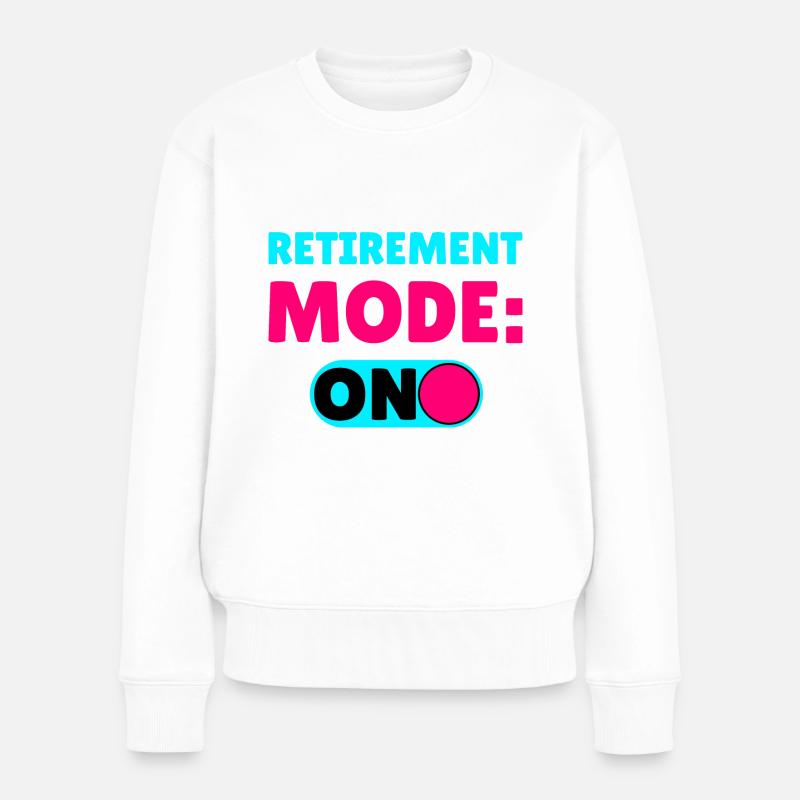 Mode retraite ON Mode retraite Retraité Retraité - Pull Premium bio Femme - blanc