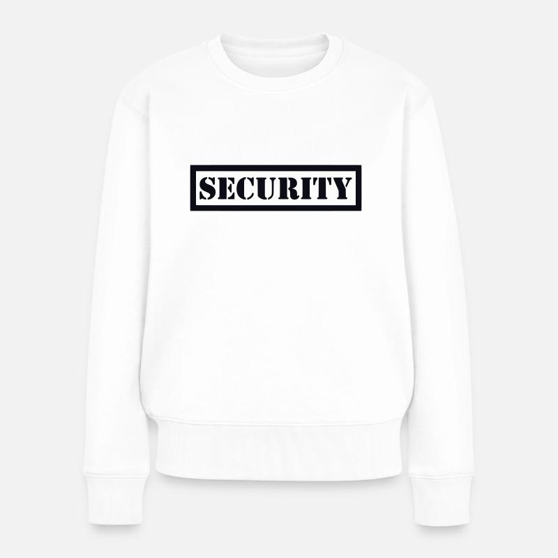 Sécurité - Pull Premium bio Femme - blanc