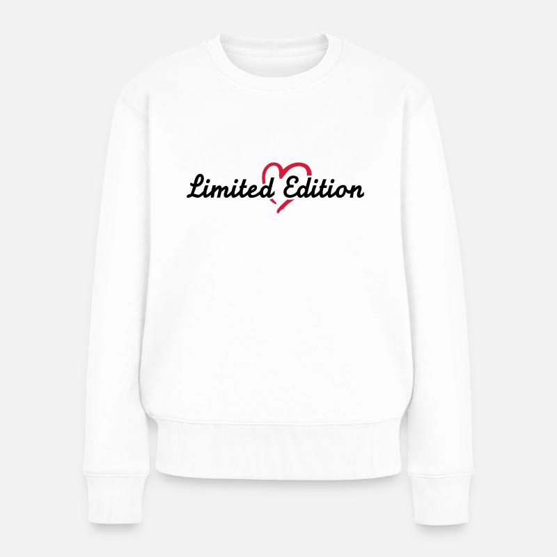 Limited Edition - Frauen Premium Bio Pullover - Weiß