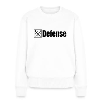 Feldhockey Hockeyspieler Hockey-defense Hockey - Frauen Premium Bio Pullover - Weiß - Vorne - Julia (174cm)