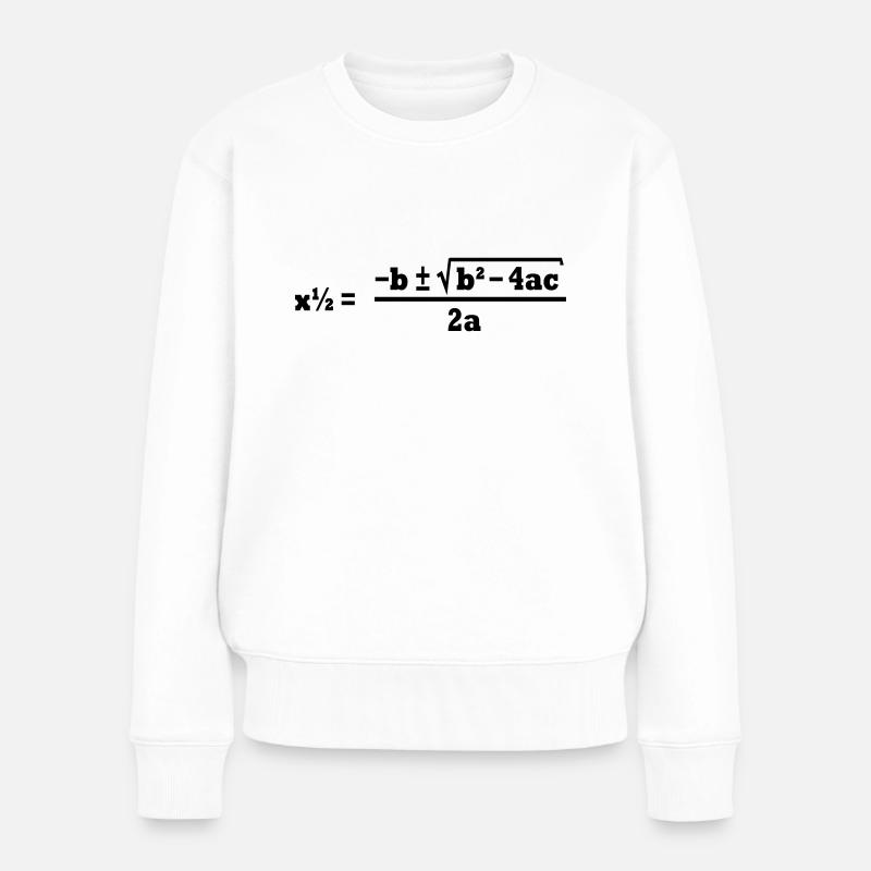 formule quadratique - Pull Premium bio Femme - blanc