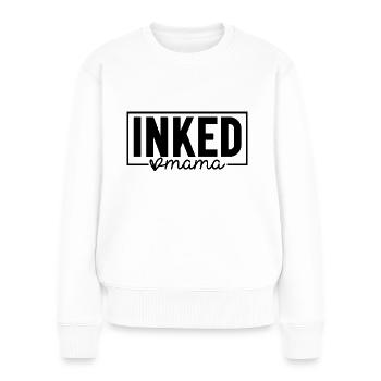 Inked Mama - Tattoo Mama - Pull Premium bio Femme - blanc - Devant - Julia (174cm)