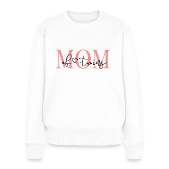 Mom of Twins-personalizable - Women's Premium Organic Jumper - white - Front - Julia (174cm)