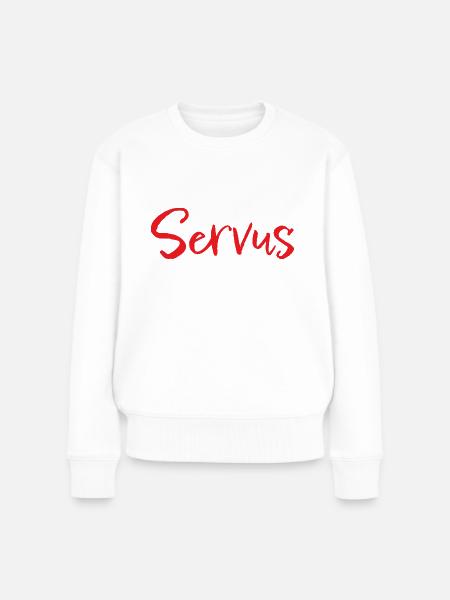 Servus - Frauen Premium Bio Pullover - Weiß