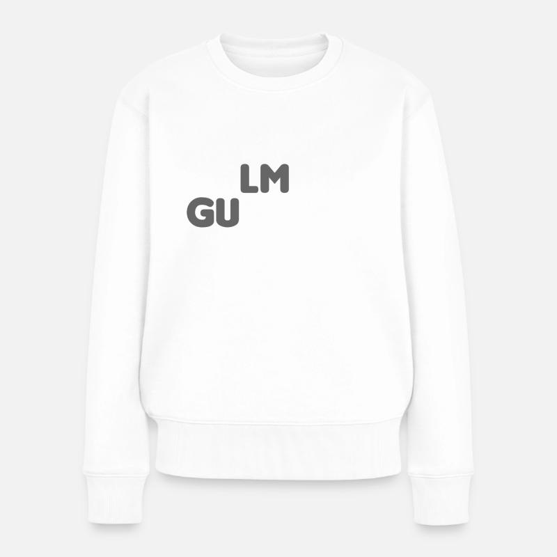 Film gucken? [white] - Frauen Premium Bio Pullover - Weiß