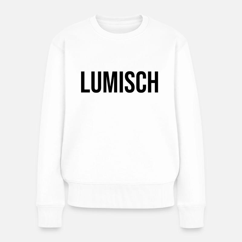 Erzgebirge Lumisch - Frauen Premium Bio Pullover - Weiß