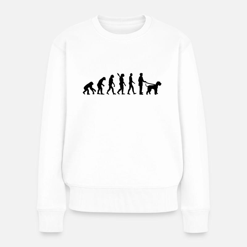 Riesenschnauzer - Frauen Premium Bio Pullover - Weiß