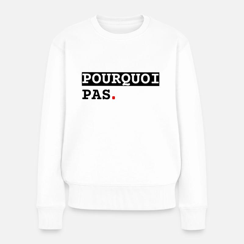 Pourquoi pas - Pull Premium bio Femme - blanc
