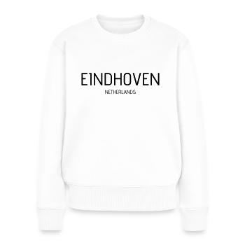 eindhoven - Frauen Premium Bio Pullover - Weiß - Vorne - Julia (174cm)