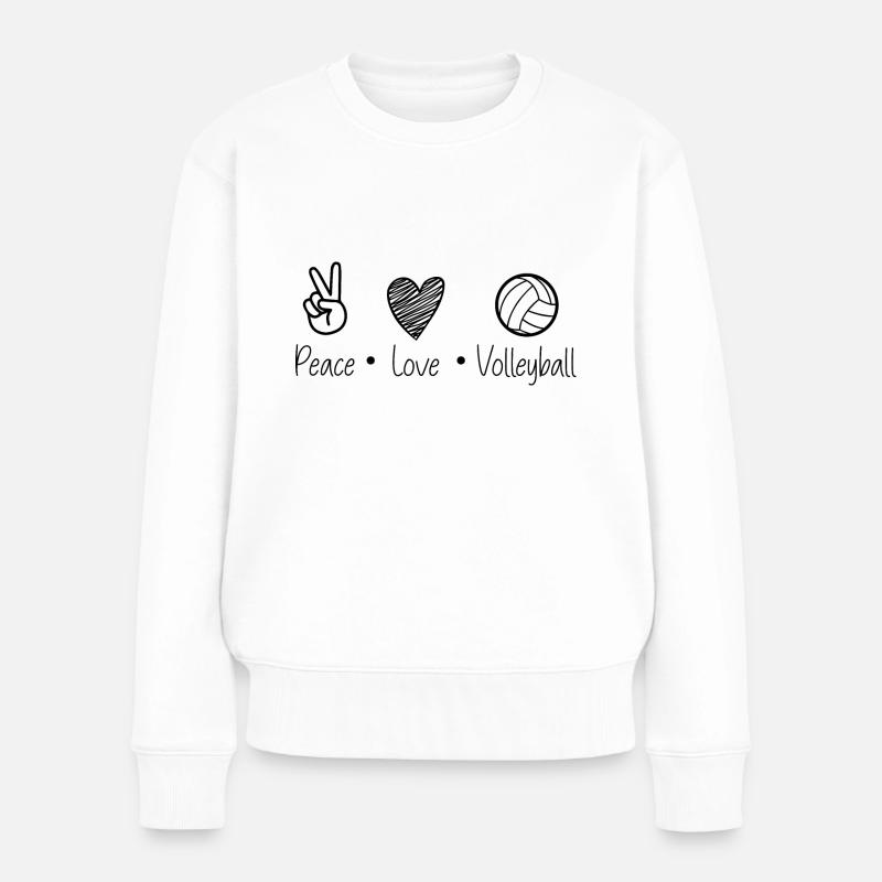 volley- - Pull Premium bio Femme - blanc