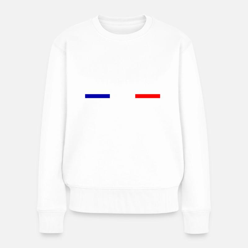Saint Tropez - France - Cote d´Azur - Frauen Premium Bio Pullover - Weiß