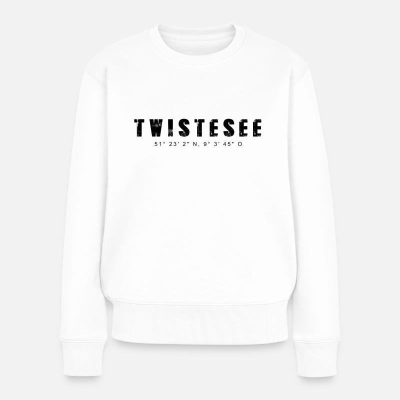 Twistesee - Frauen Premium Bio Pullover - Weiß
