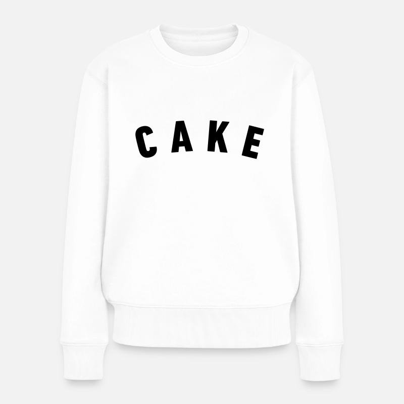 cake - Frauen Premium Bio Pullover - Weiß