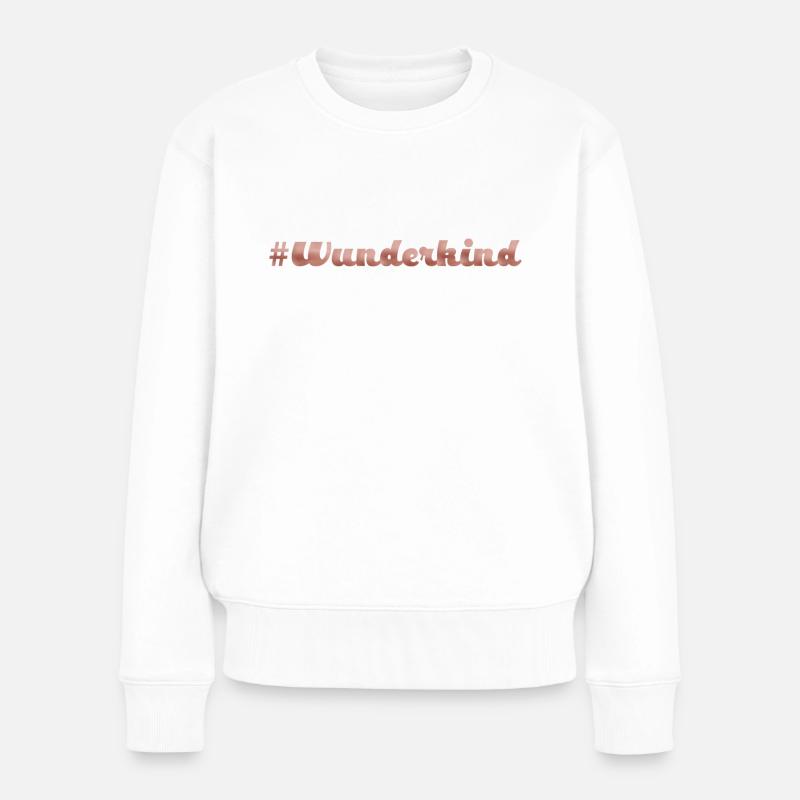 Wunderkind - Frauen Premium Bio Pullover - Weiß