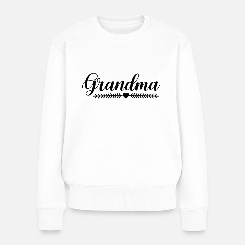 Grand-mère - Pull Premium bio Femme - blanc