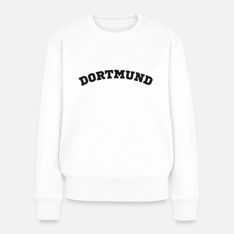 Dortmund - Frauen Premium Bio Pullover - Weiß