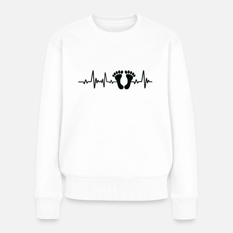 idée Cadeau pour papy mamie pieds noirs - Pull Premium bio Femme - blanc