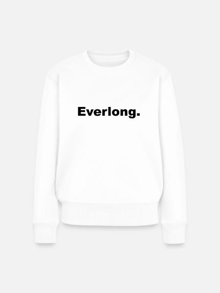 Everlong - Frauen Premium Bio Pullover - Weiß