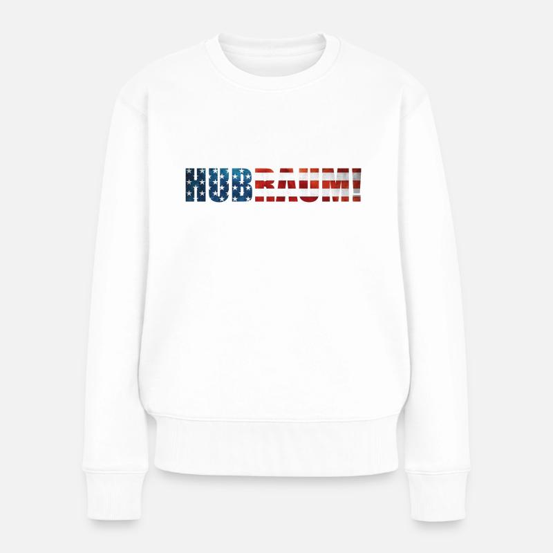 Hubraum - Frauen Premium Bio Pullover - Weiß
