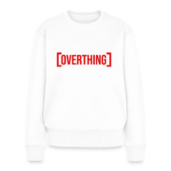 white red ovrtng - Women's Premium Organic Jumper - white - Front - Julia (174cm)