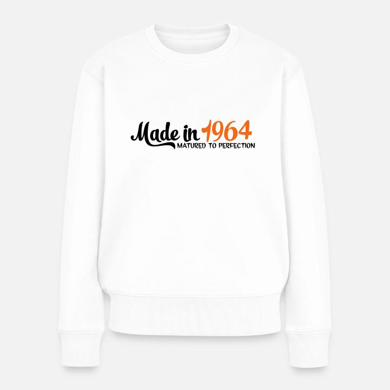 1964 - Frauen Premium Bio Pullover - Weiß