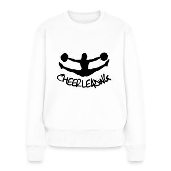 Pom-pom girls - Pull Premium bio Femme - blanc - Devant - Julia (174cm)