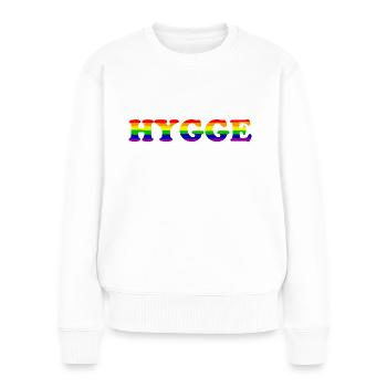 Hygge - Tradition danoise - Attitude à l’égard de la vie - Nice - Pull Premium bio Femme - blanc - Devant - Julia (174cm)