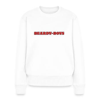 Beardy Boys Claim - Frauen Premium Bio Pullover - Weiß - Vorne - Julia (174cm)