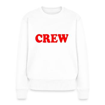 Crew - Pull Premium bio Femme - blanc - Devant - Julia (174cm)