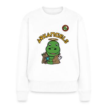 ArkAngels Seller | Ark Survival Ascended - Women's Premium Organic Jumper - white - Front - Julia (174cm)