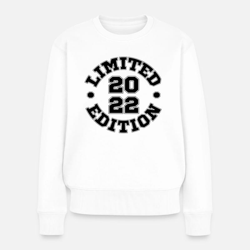 ÉDITION LIMITÉE 2022 - LIMITIERTE AUFLAGE - Pull Premium bio Femme - blanc