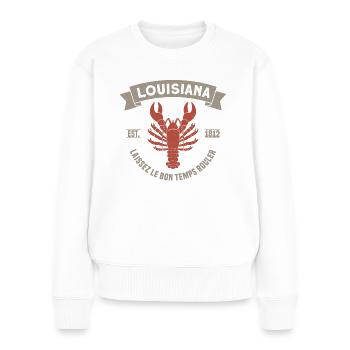 Louisiana Crawfish Boiler Crawfish Lobster Ec - Women's Premium Organic Jumper - white - Front - Julia (174cm)