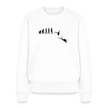 Divers plongeurs - Pull Premium bio Femme - blanc - Devant - Julia (174cm)