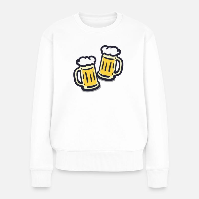 Équipe de boisson - Pull Premium bio Femme - blanc
