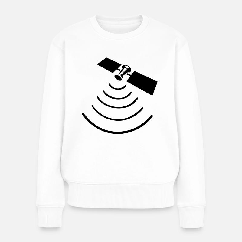 Satellite - 1color - Pull Premium bio Femme - blanc
