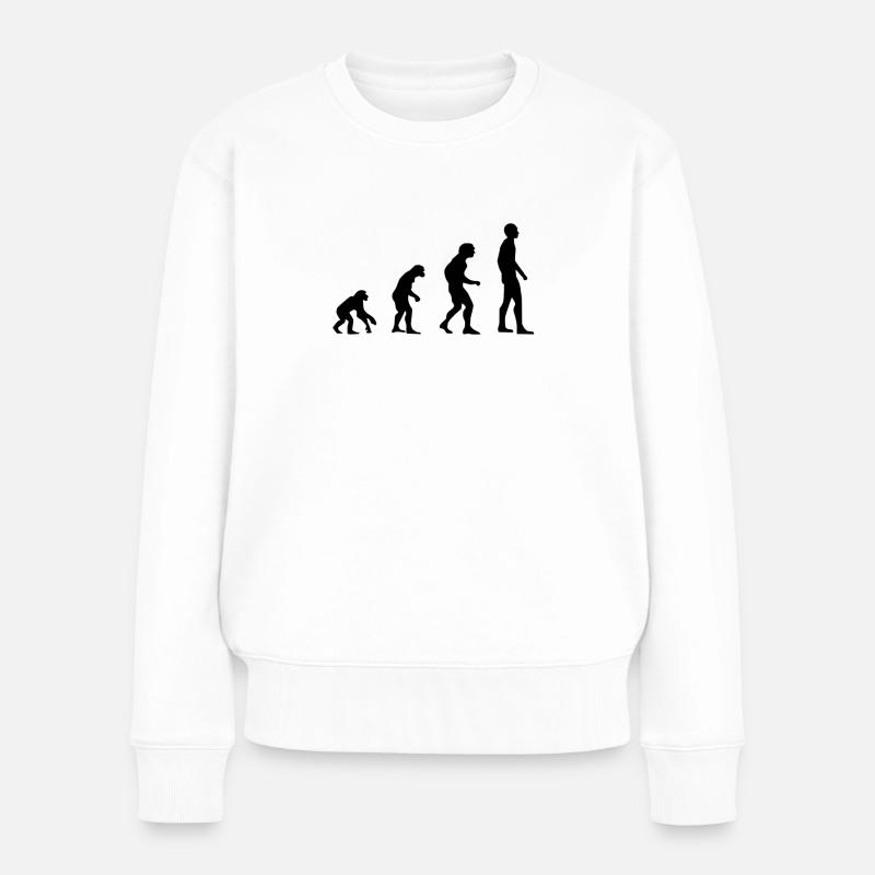 évolution - Pull Premium bio Femme - blanc