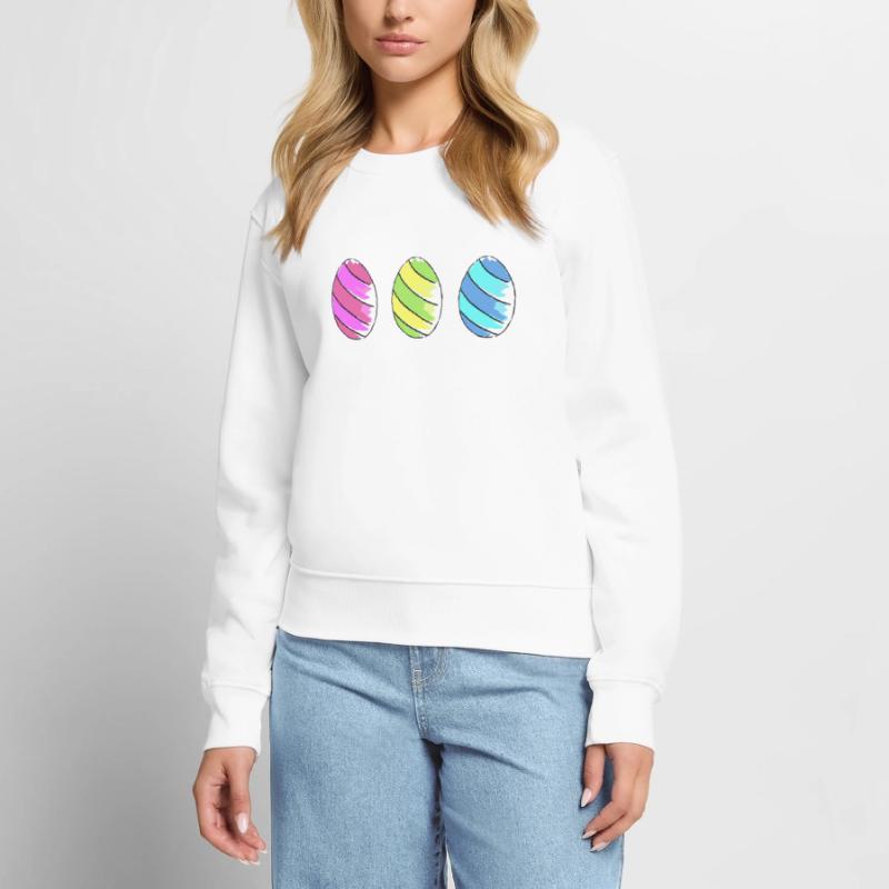 eggs eggs easter easteregg easter eggs easter75 Women's Premium Organic Jumper