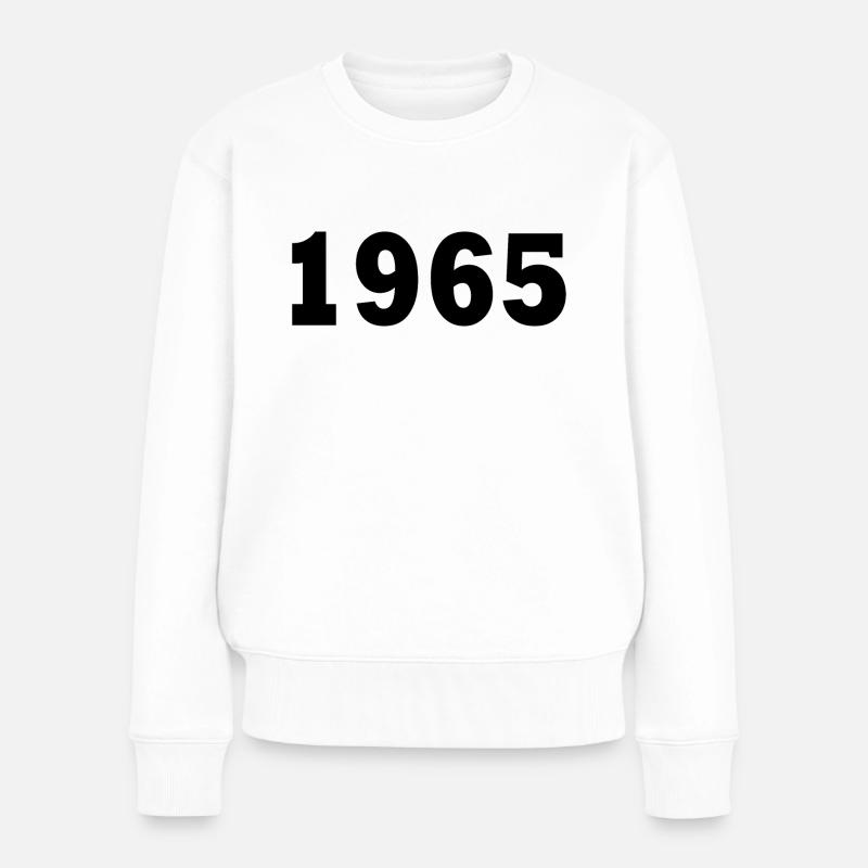 1965 - Frauen Premium Bio Pullover - Weiß