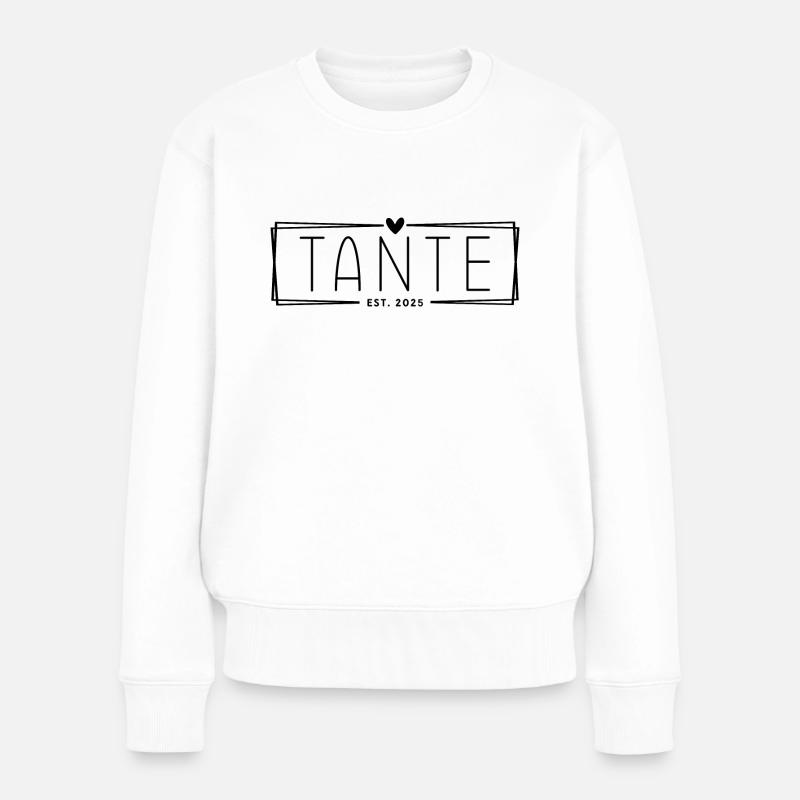 Tante Est. 2025 - Frauen Premium Bio Pullover - Weiß