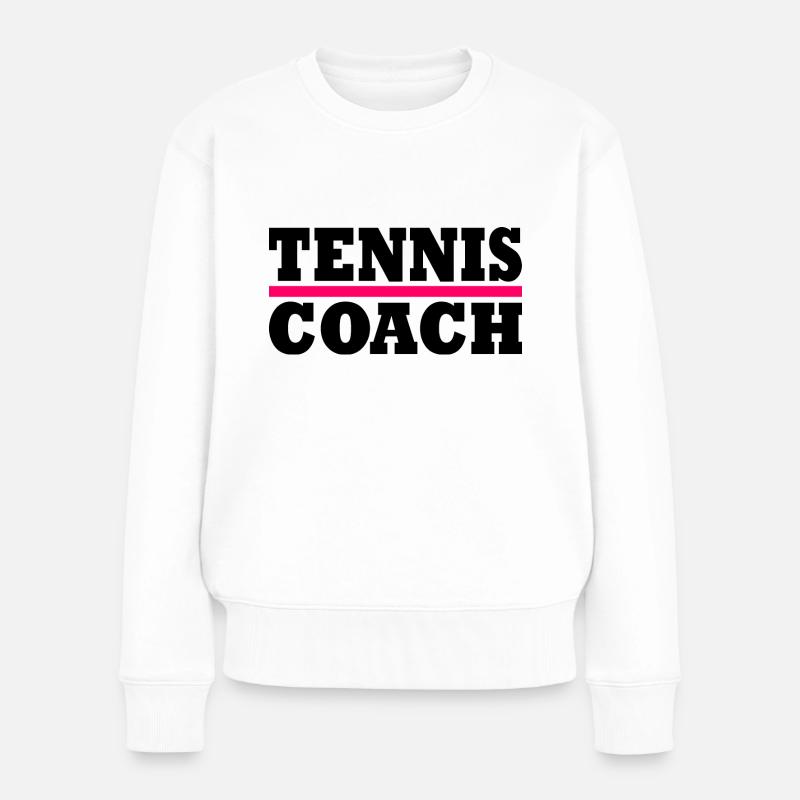 Tennis coach - Pull Premium bio Femme - blanc