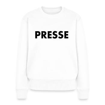 Presse - Pull Premium bio Femme - blanc - Devant - Julia (174cm)