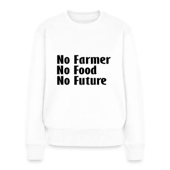 The Peasant Protests - Women's Premium Organic Jumper - white - Front - Julia (174cm)