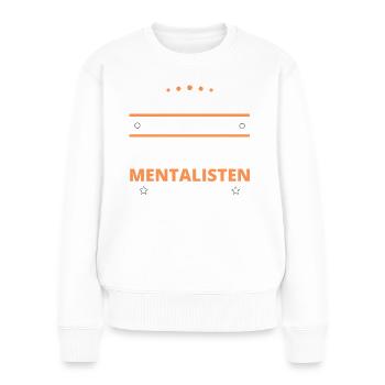 Mentalist Gift - Two Types of... Design - Women's Premium Organic Jumper - white - Front - Julia (174cm)