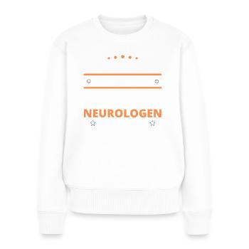 Neurologen Geschenk - zwei Arten von... Design - Frauen Premium Bio Pullover - Weiß - Vorne - Julia (174cm)