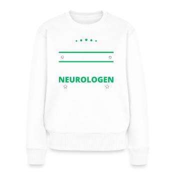 Neurologen Geschenk - zwei Arten von... Design - Frauen Premium Bio Pullover - Weiß - Vorne - Julia (174cm)